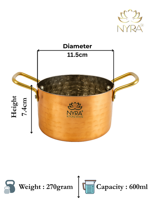 Stainless Steel Rose Gold Finish Dish Pot – Kitchenware