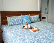 local-kala-ikkat-blue-big-flat-i-fitted-bedsheet-108x108-inches