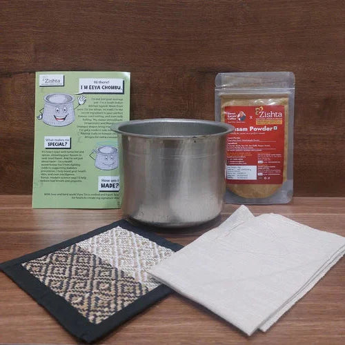 Eeya chombu (Tin vessel) - Adukku Shape – Utensil