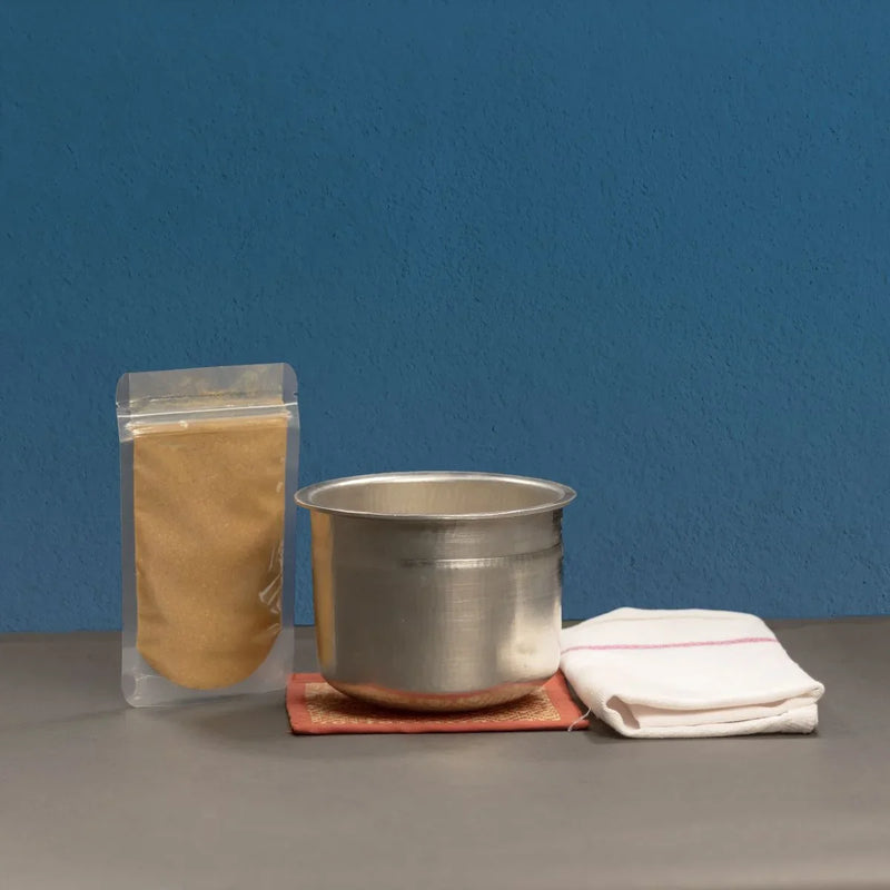 Eeya chombu (Tin vessel) - Adukku Shape – Utensil