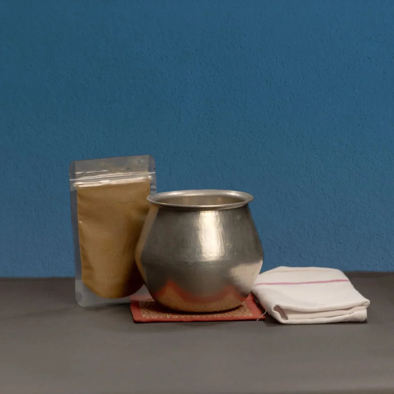 Eeya Chombu Tin Vessel – Rasam Pot