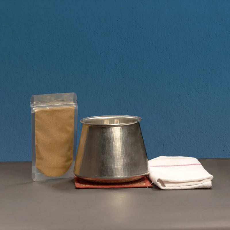 Eeya chombu (Tin vessel) - Vennathazhi Shape – Kitchen Tool