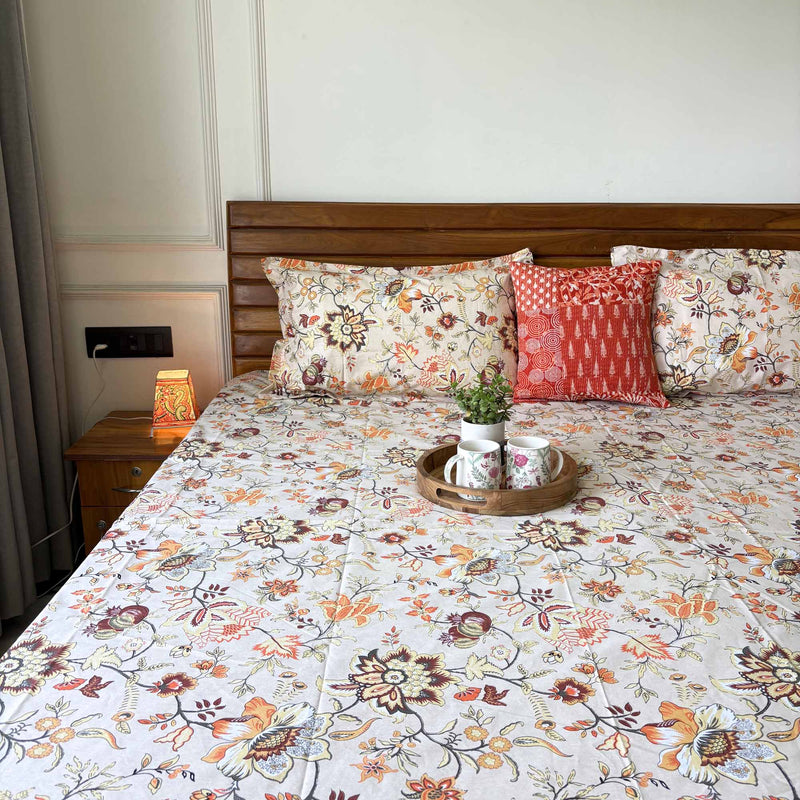 local-kala-anokhi-prints-baige-flat-i-fitted-bedsheet-108x108-inches