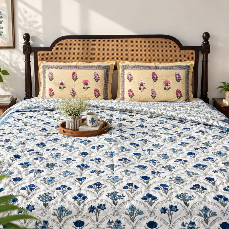 local-kala-ambarsariya-blue-double-bed-razai-comforter