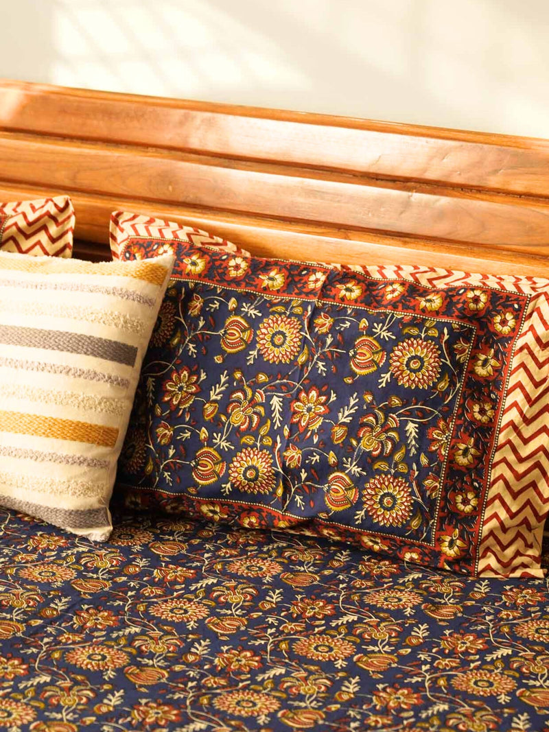 local-kala-kalamkari-blue-2-flat-i-fitted-bedsheet-108x108-inches