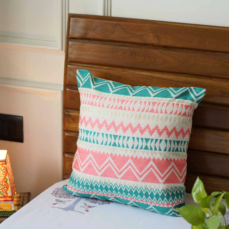 local-kala-rainbow-rapsody-jacquard-cushion-cover