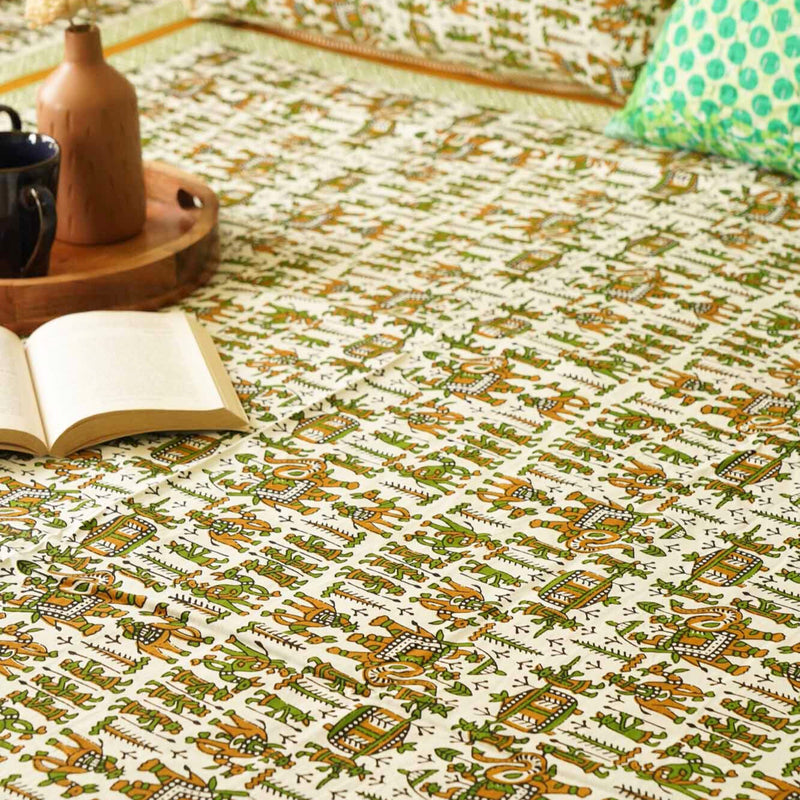 local-kala-jaipur-og-yellow-flat-i-fitted-bedsheet-90x108-inches