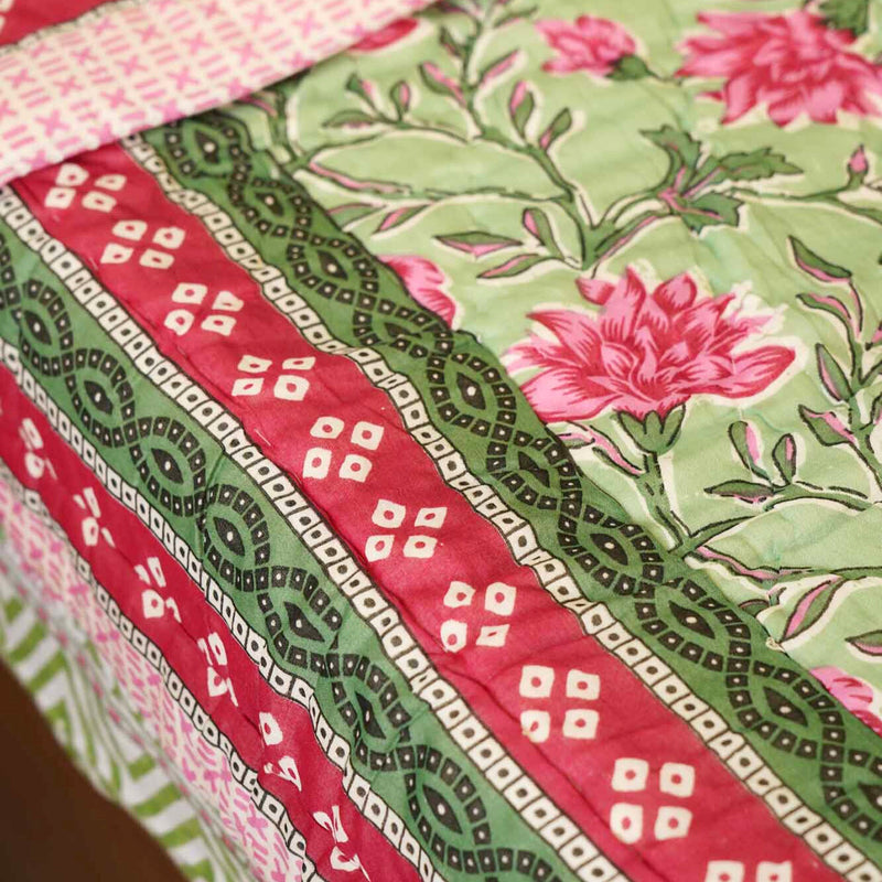 local-kala-baagh-green-single-bed-razai-comforter