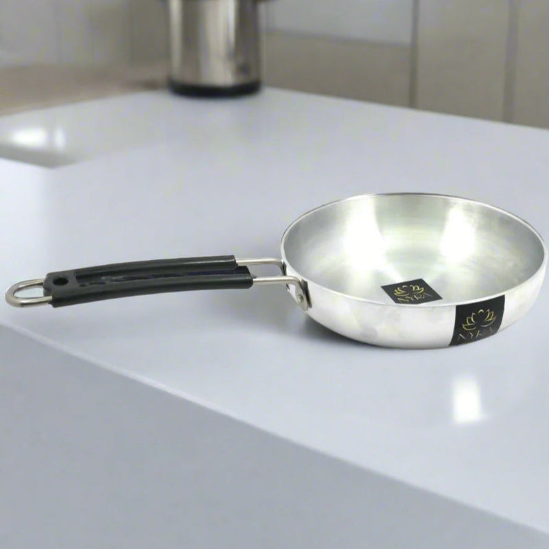 Aluminum Induction Fry Pan with Stainless-steel lid 