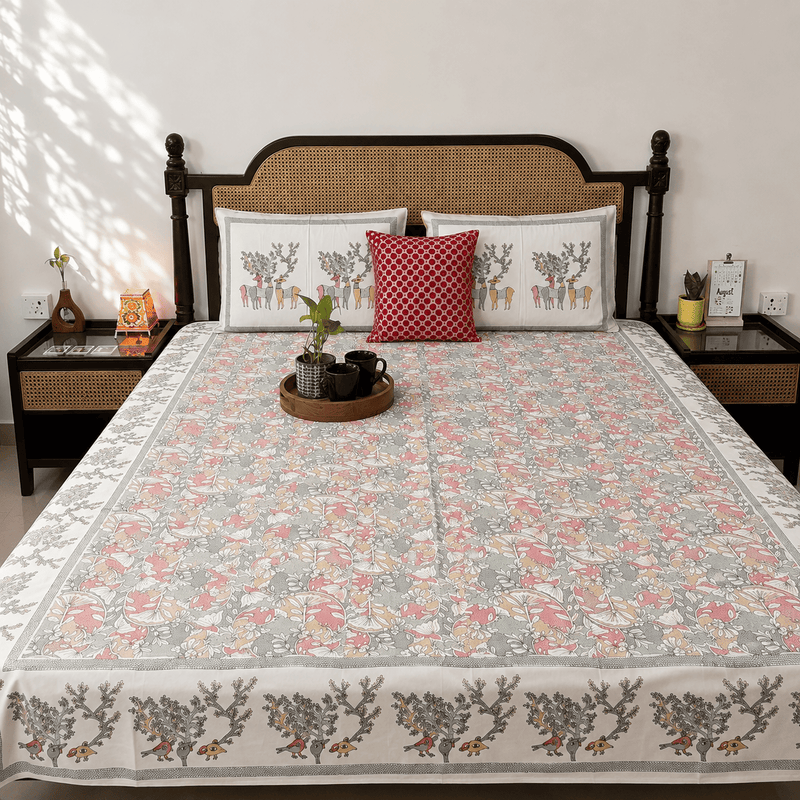local-kala-hiran-pink-single-bed-bedsheet-60x90-inches