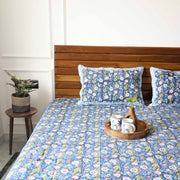local-kala-starry-night-hand-block-bedsheet-100x108-inches