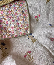 aenak-pink-blue-floral-handblock-printed-reversible-quilted-cotton-bedcover-set-105x108