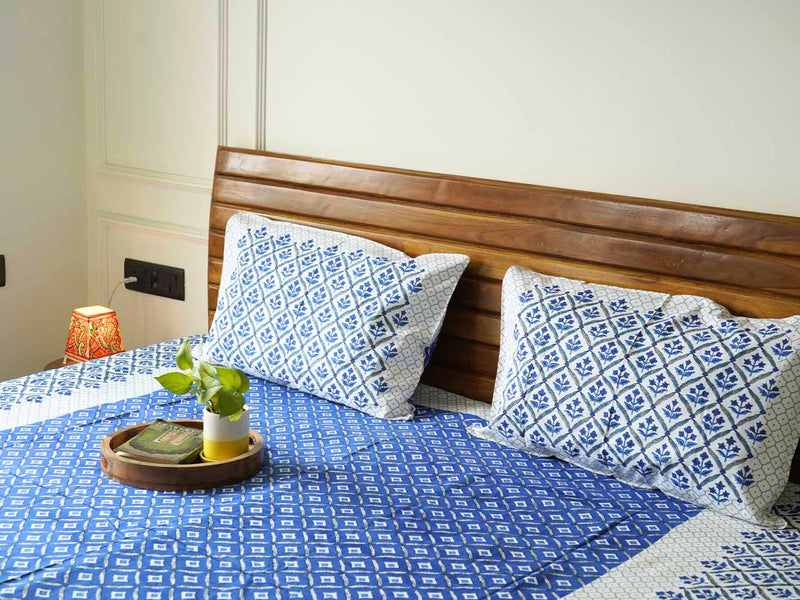 local-kala-basant-blue-flat-i-fitted-bedsheet-90x108-inches