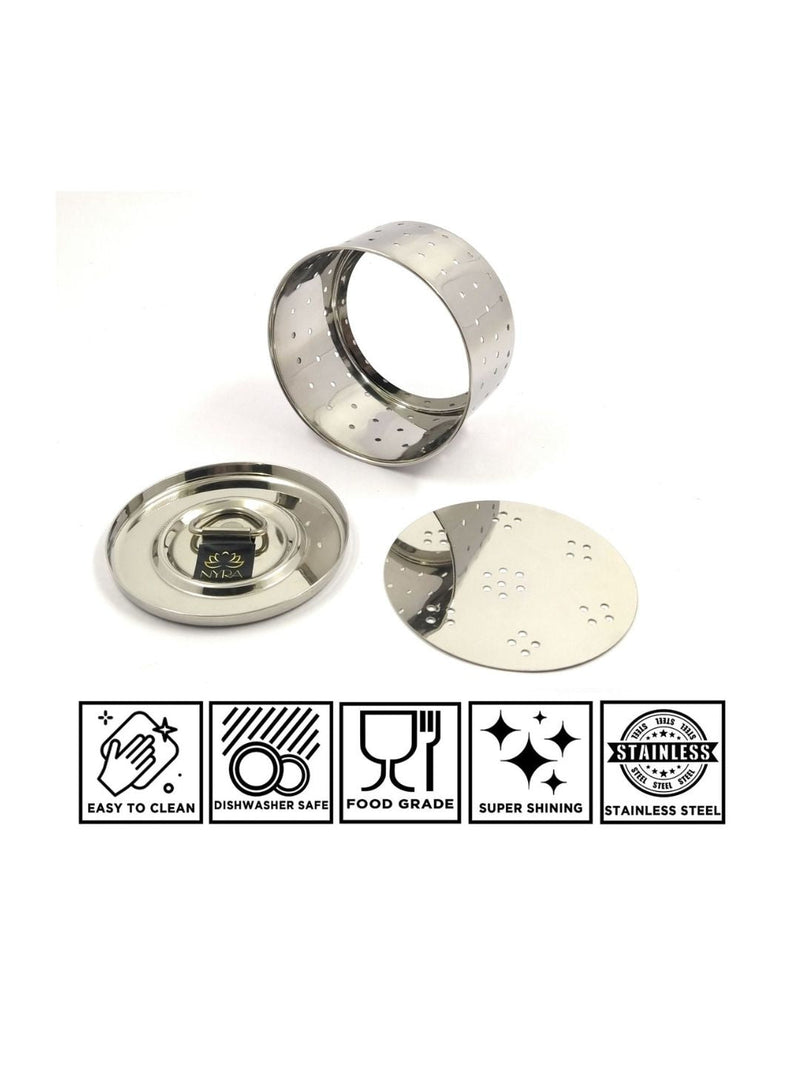 Premium Stainless Steel Round Cheese/Paneer Mould/Maker  – Kitchen Utensil