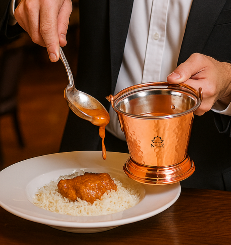 Copper Serving Bucket with Steel Insulated Interior – Kitchenware