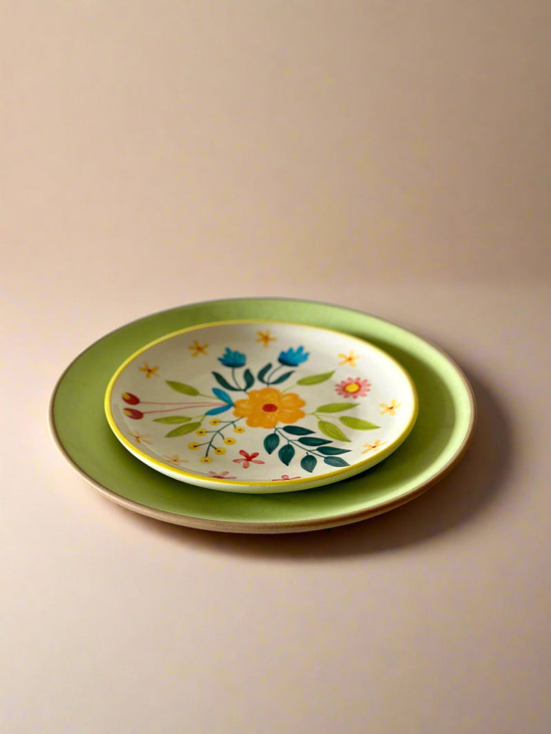 Nurture India Floral Extravaganza Snack Plate Combo