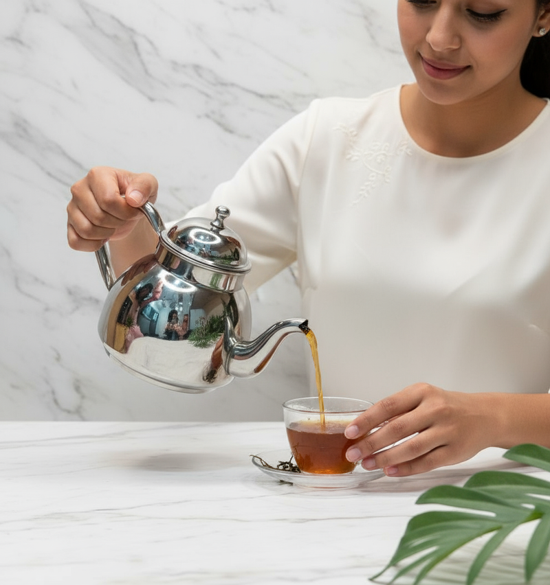 Stainless Steel Tea Pot/Tea Kettle with Mirror Finish – Tea Kettle
