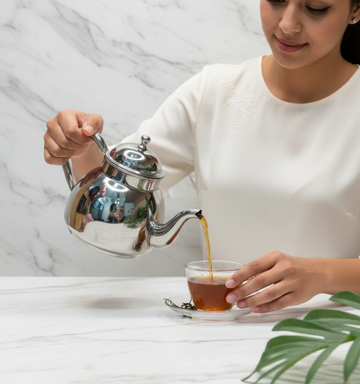 Stainless Steel Tea Pot/Tea Kettle with Mirror Finish – Tea Kettle