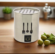 Stainless Steel Spoon Stand Cutlery Holder/Organizer – Cooking Spoon
