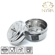Stainless Steel Ghee/0il Pot Storage Container with Spoon – Cooking Spoon
