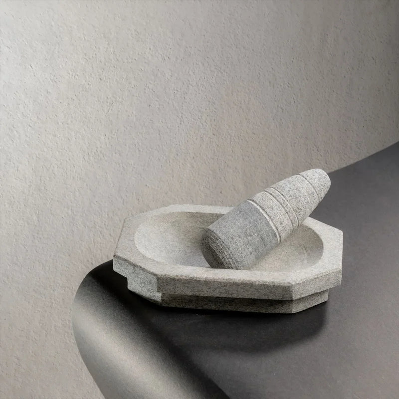 Granite Mortar & Pestle – Spice Grinder
