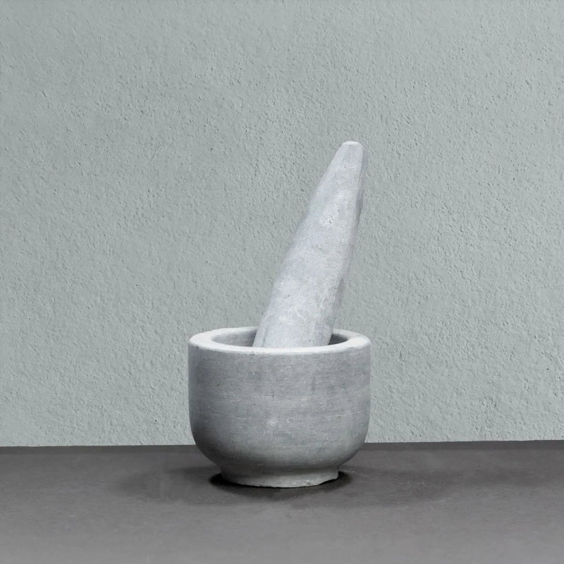 Granite Mortar & Pestle Round – Stone Spice Grinder