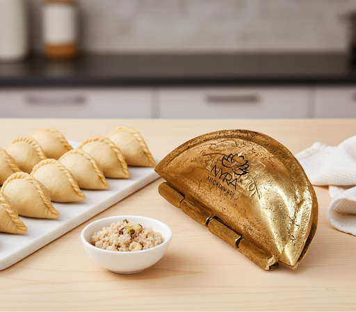 Pure Brass Gujiya / Karjikai Mould – Kitchen Utensil