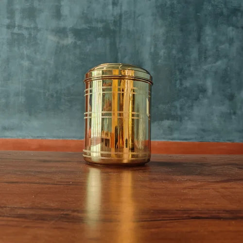 Brass Storage Containers: 4-5 kgs Capacity – Brass Storage Container