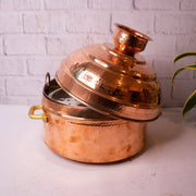 Traditional Copper Modak Patra - Steamer Vessel – Utensil