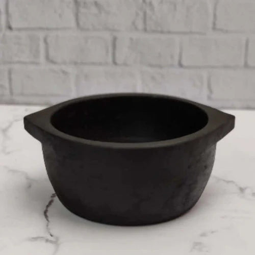 Soapstone Cookware Kalchatti (Treated) – Soapstone Cooking Pot