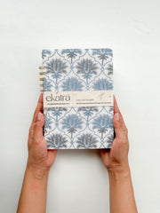 ekatrahandmade-yellow-floral-a5-wire-bound-journal