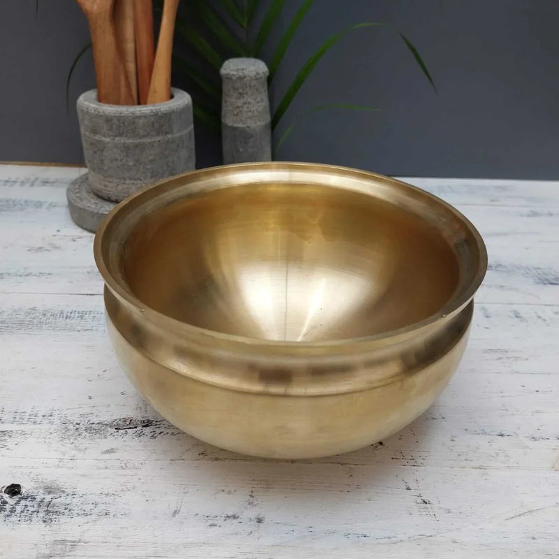 Bronze Uruli Cooking Pot