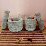 Hardstone (Hand Chiseled): Mortar & Pestle – Kitchen Utensil