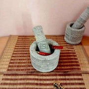 Hardstone (Hand Chiseled): Mortar & Pestle – Kitchen Utensil