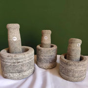 Hardstone (Hand Chiseled): Mortar & Pestle – Kitchen Utensil