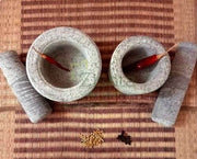 Hardstone (Hand Chiseled): Mortar & Pestle – Kitchen Utensil