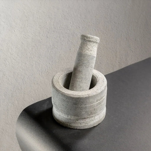 Hardstone (Hand Chiseled): Mortar & Pestle – Kitchen Utensil