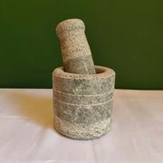 Hardstone (Hand Chiseled): Mortar & Pestle – Kitchen Utensil
