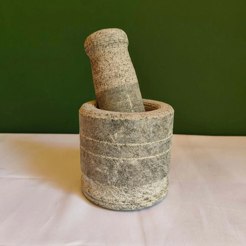 Hardstone (Hand Chiseled): Mortar & Pestle – Kitchen Utensil