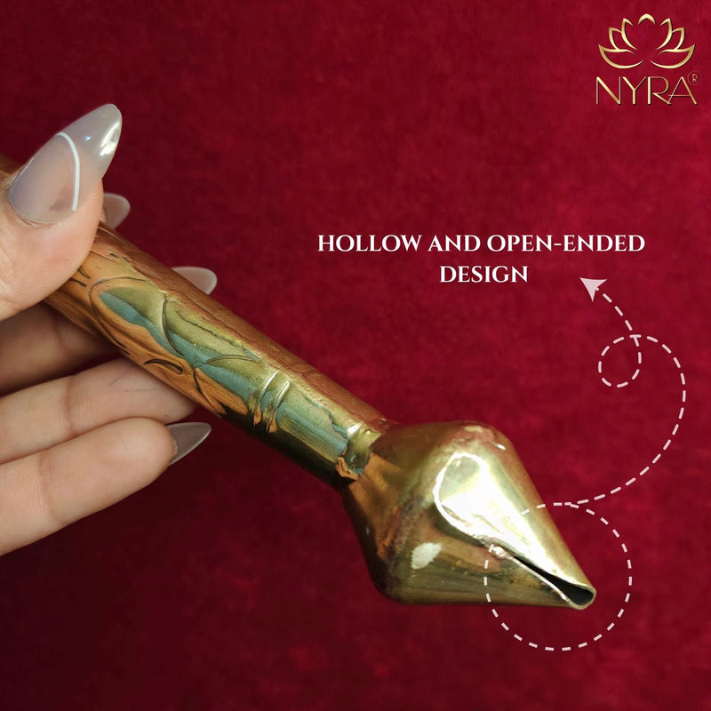 Brass/Peetal Hanuman Ji Gada – Decorative Gada