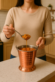 Stainless Steel Rose Gold Finish Balti – Kitchenware