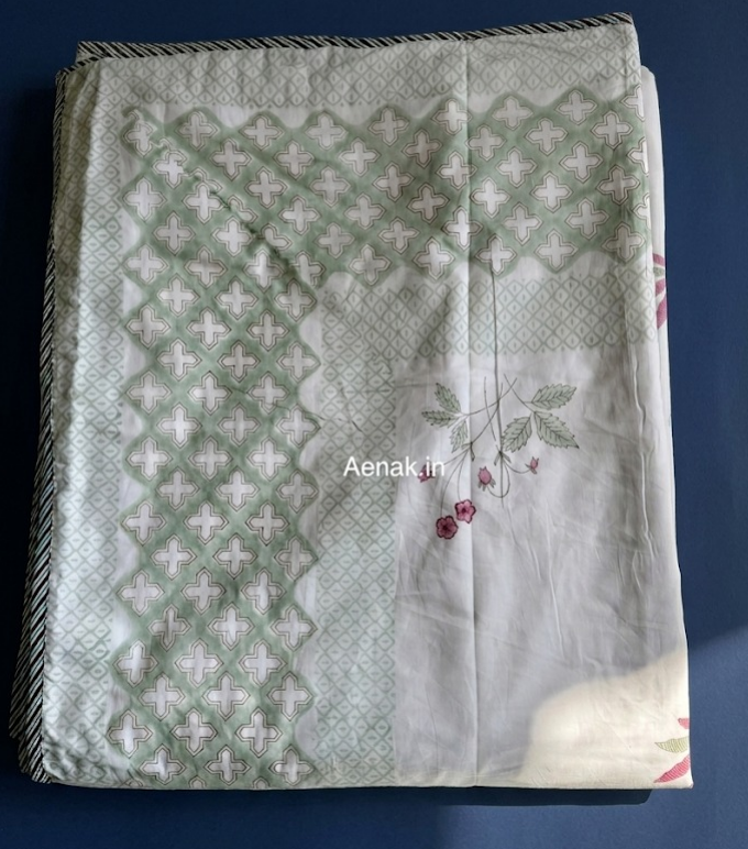 aenak-pink-blue-palm-handblock-mulmul-cotton-reversible-dohar