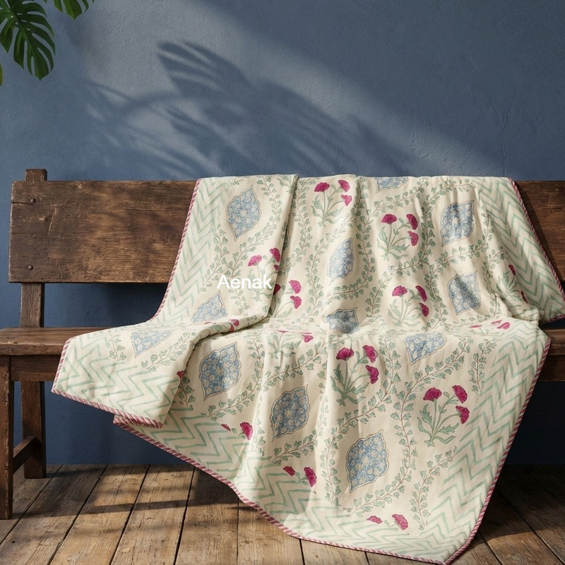 aenak-pink-poppy-jaal-handblock-printed-mulmul-cotton-reversible-dohar-non-white