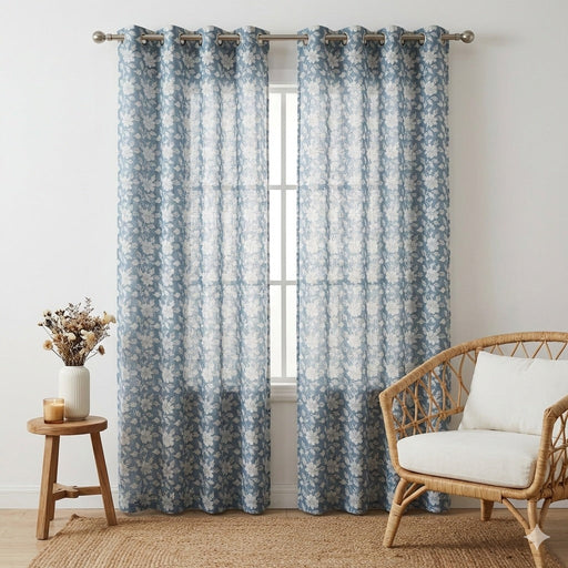 aenak-blue-tiny-floral-handblock-curtains-copy