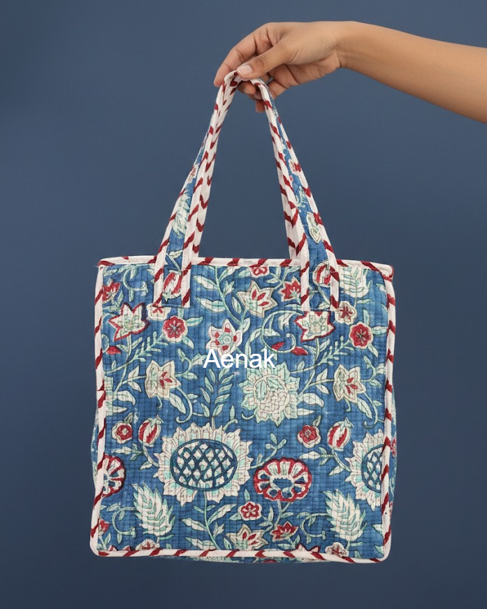 aenak-indigo-bloom-handblock-artisanal-lunch-bag