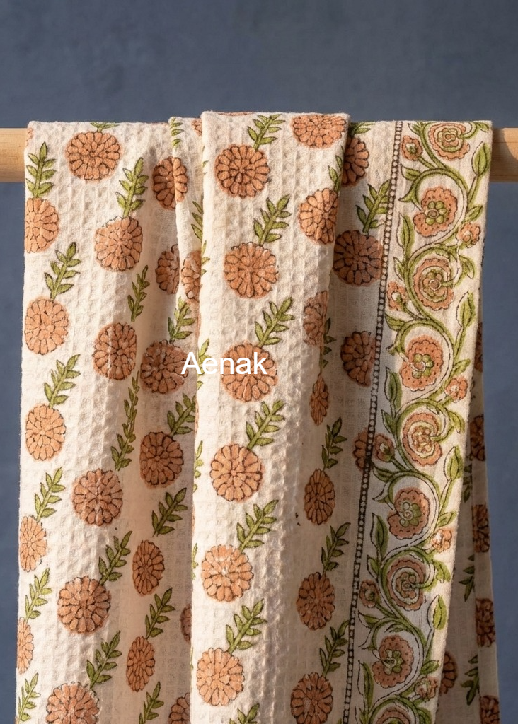 aenak-grey-dahlia-handblock-waffle-cotton-towel-copy