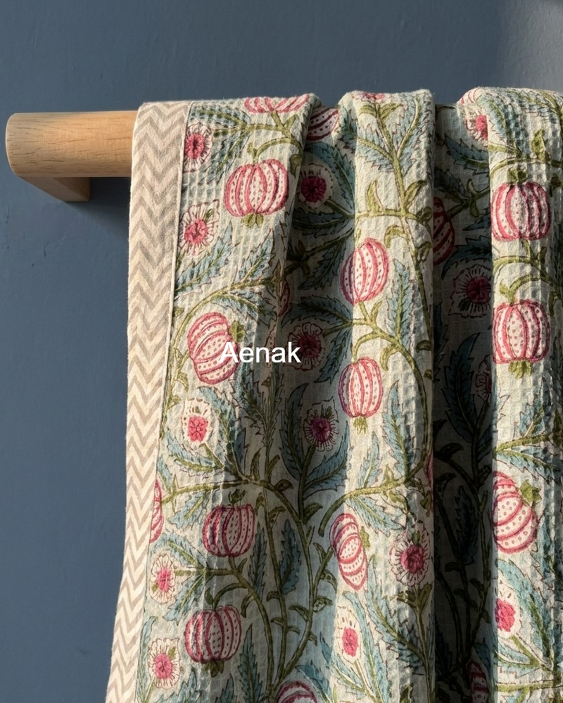 aenak-blue-jaal-handblock-waffle-cotton-towel-copy