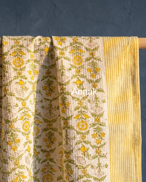 aenak-yellow-periwinkle-handblock-waffle-cotton-towel-copy