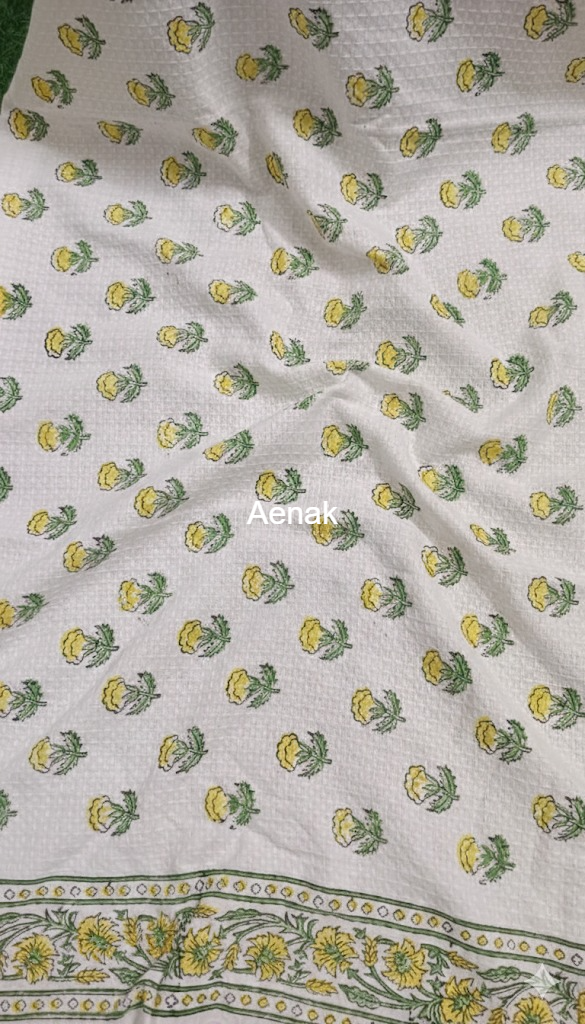aenak-mint-green-yellow-handblock-waffle-cotton-towel-copy