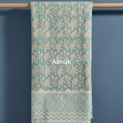 aenak-yellow-lotus-handblock-waffle-cotton-towel-copy